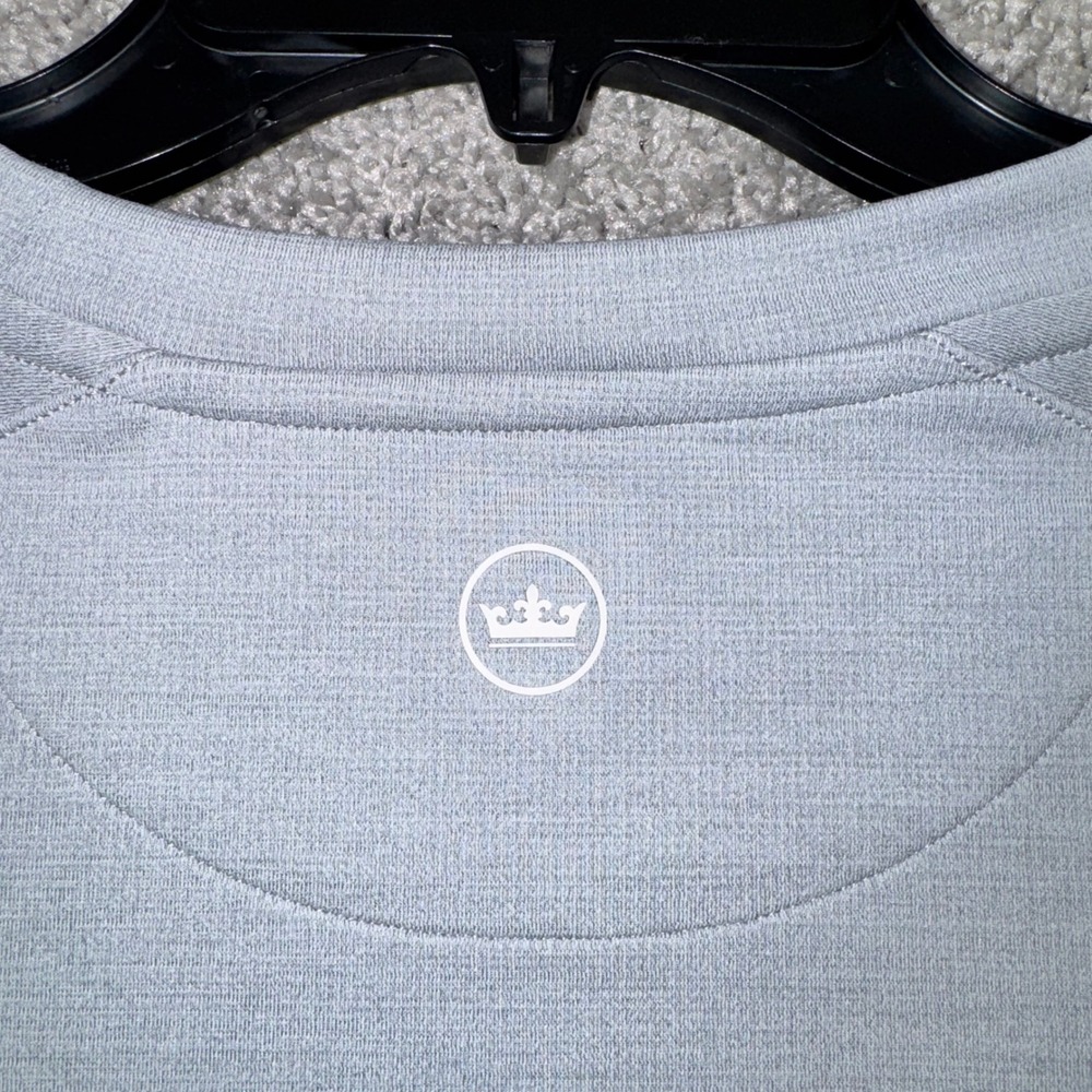 Peter Millar Cradle Performance Crewneck Mens Stretch Gale Gray XL NEW - Picture 6 of 9